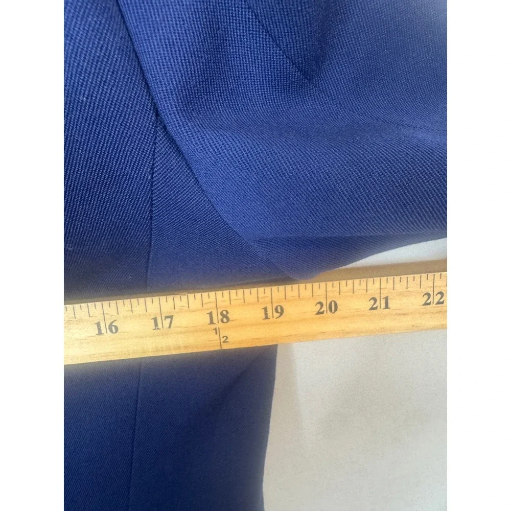 Dries Van Noten Mens Navy Blue 100% Wool Two Button Blazer Jacket Size 38
